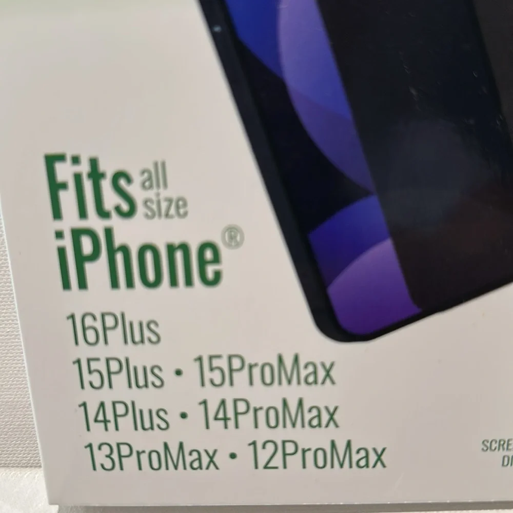 GENTEK (2) Pack Privacy Glass - HD Tempered Screen Protectors.